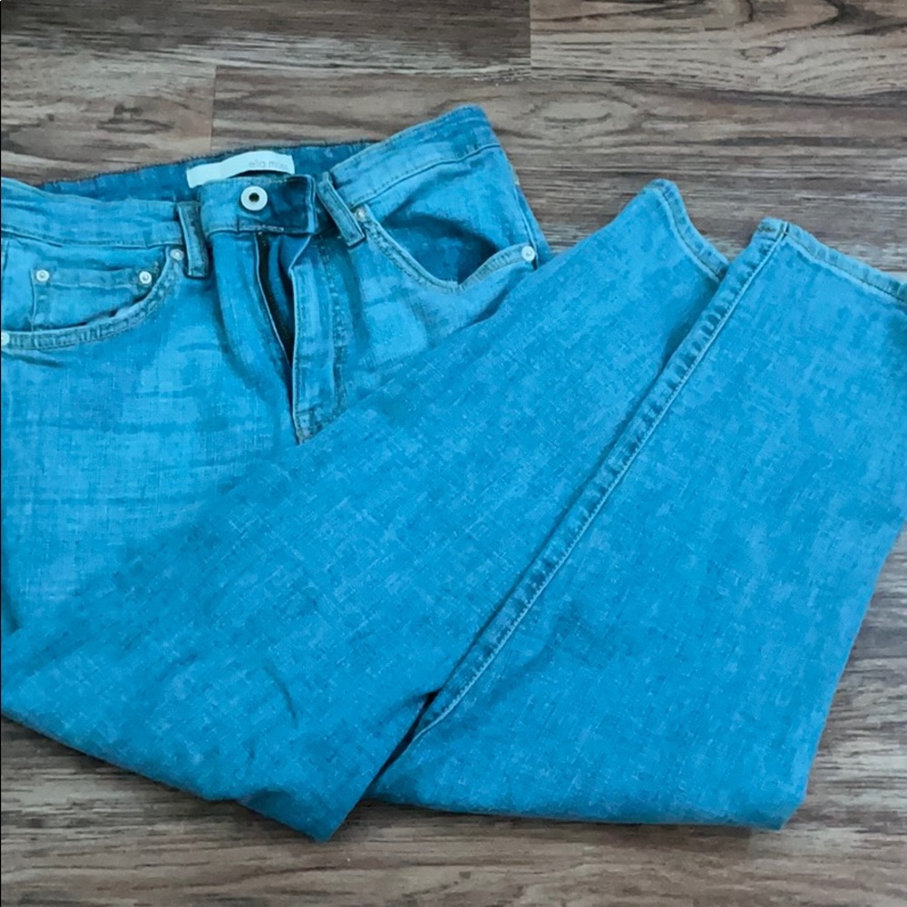 High Waist Straight Leg Jeans